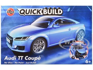 Audi TT Coupe Blue Snap Together Snap Together Snap Together Painted Plastic Model Car Kit by Airfix Quickbuild