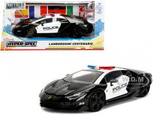 Lamborghini Centenario Police Black and White Hyper-Spec Series
