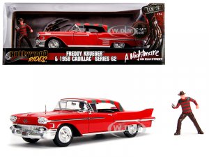 1958 Cadillac Series 62 Red with Freddy Krueger