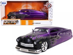 1951 Mercury Purple with Black Flames Bigtime Muscle