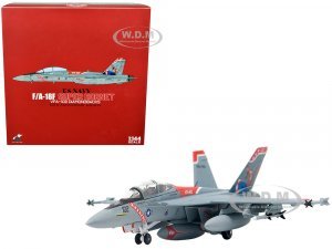 Boeing F/A-18F Super Hornet Fighter Aircraft US Navy VFA-102 Diamondbacks 60th Anniversary Edition (2015) 1/144