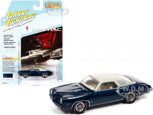 1/64 JOHNNY LIGHTNING MUSCLE SERIES 1 1971 Pontiac GTO in Lucerne Blue 