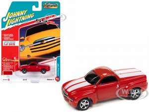 2005 Chevrolet SSR Pickup Truck Torch Red with White Stripes Classic Gold Collection Series