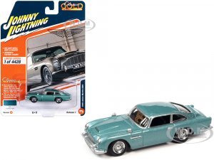 1966 Aston Martin DB5 RHD (Right Hand Drive) Caribbean Pearl Blue Metallic Classic Gold Collection 2023 Release 1