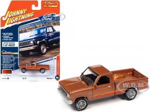 1985 Ford Ranger XL Pickup Truck Bright Copper Metallic with Stripes Classic Gold Collection 2023 Release 1