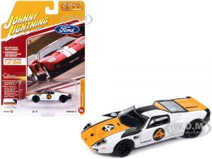 2005 Ford GT #4 White with Orange and Black Stripes Classic Gold Collection 2023 Release 2