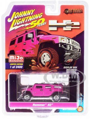 Hummer H2 Pink Off-Road Johnny Lightning 50th Anniversary