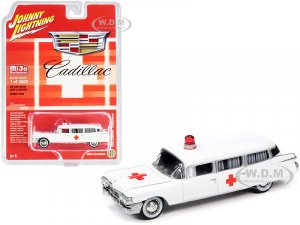 1959 Cadillac Ambulance White Special Edition