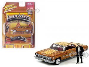 1963 Chevrolet Impala Lowrider Orange with Graphics and