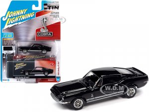 1968 Ford Mustang Shelby GT-350 Raven Black with White Stripes and Collector Tin
