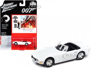 1967 Toyota 2000GT Convertible White (James Bond 007) You Only Live Twice (1967) Movie Pop Culture Series