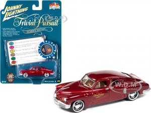 1948 Tucker Torpedo Red Maroon Metallic Tucker: The Man and His Dream (1988) Movie with Poker Chip (Collector Token) and Game Card Trivial Pursuit Pop Culture Series 3