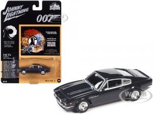 1987 Aston Martin V8 RHD (Right Hand Drive) Dark Gray Metallic (James Bond 007) The Living Daylights (1987) Movie Pop Culture 2023 Release 2