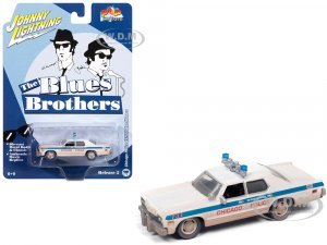 1975 Dodge Monaco Chicago Police White (Dirty Version) Blues Brothers (1980) Movie Pop Culture 2024 Release 2