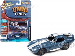 1964 Shelby Cobra Daytona Coupe Viking Blue Metallic with White Stripes Barn Finds