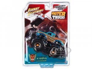 Tiki Terror Monster Truck Who do Voo Doo? with Black Wheels and Driver Figure Monster Trucks Series