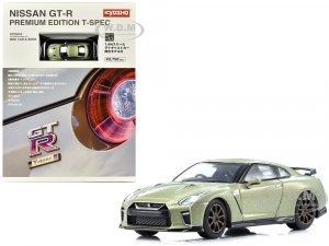 Nissan GT-R Premium Edition T-Spec RHD (Right Hand Drive) Jade Green Metallic with Mini Book No.11