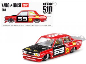 Datsun 510 Pro Street SK510 Red and Black (Designed by Jun Imai) Kaido House Special