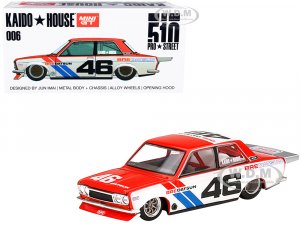 Datsun 510 Pro Street Version 2 #46 BRE Red and White (Designed by Jun Imai) Kaido House Special