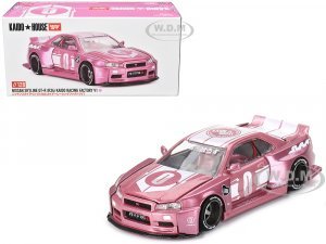 Nissan Skyline GT-R (R34) KAIDO RACING FACTORY V1 RHD (Right Hand Drive) #0 Pink Metallic (Designed by Jun Imai) Kaido House Special