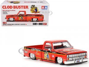 Chevrolet Silverado Pickup Truck Clod Buster Orange with Black Stripes (Designed by Jun Imai) Tamiya x Kaido House Special