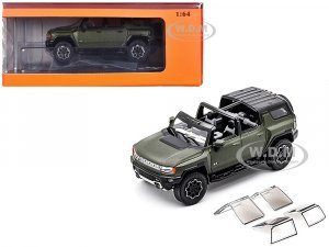 2023 GMC Hummer EV SUV Green Metallic with Black Top