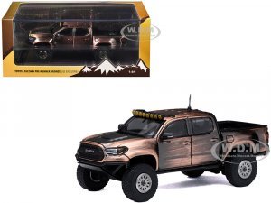 Toyota Tacoma Pre-Runner Pickup Truck Brushed Bronze Metallic with Carbon Hood