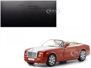 Rolls Royce Phantom Drophead Coupe Orange Metallic with Silver Hood