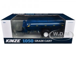 Kinze 1050 Grain Cart Soft-Tred Blue (Plastic)  Model by SpecCast