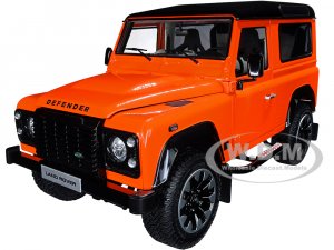 Land Rover Defender 90 Works V8 Bright Orange with Gloss Black Top 70th Edition