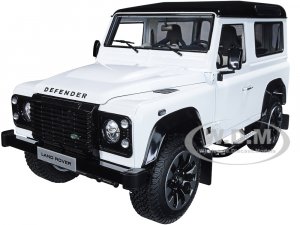 Land Rover Defender 90 Works V8 White with Gloss Black Top 70th Edition