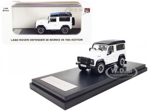 Land Rover Defender 90 Works V8 White with Black Top 70th Edition