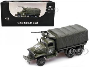 GMC CCKW 353 Truck With Mounted Gun Olive Drab 4148174-S US Army World War II 1/72