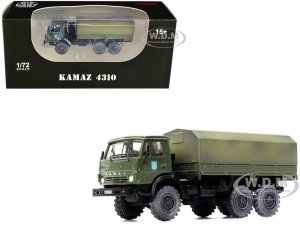 Kamaz 4310 Transport Truck Green (Weathered) Ukrainian Ground Forces 1 72