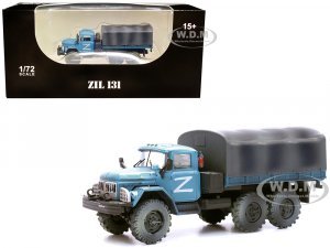 ZIL 131 Cargo Truck Light Blue Z Russian Army 1/72
