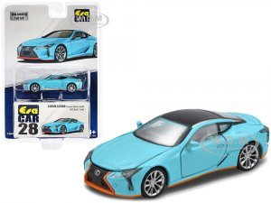Lexus LC500 RHD (Right Hand Drive) Goes Semi-Gulf Light Blue with Black Top and Orange Accents