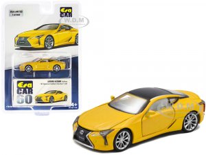 Lexus LC500 Yellow Metallic with Black Top and White Interior 1st Special Edition