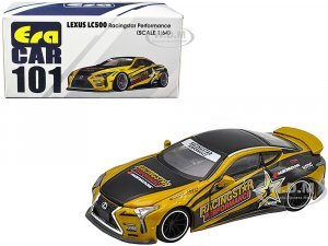 Lexus LC500 RHD (Right Hand Drive) Black and Gold Racingstar Performance