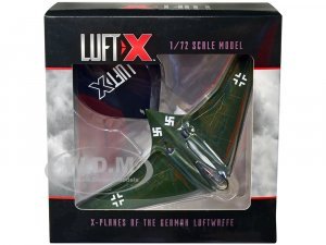 Horten Ho 229 Aircraft Prototype Dark Green German Luftwaffe 1/72 Model Airplane by Luft-X