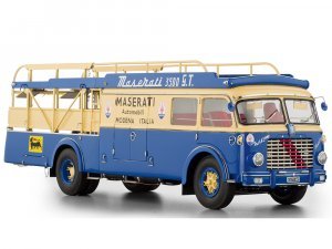 Fiat 642 RN2 Bartoletti Car Transporter Maserati Racing Blue and Cream