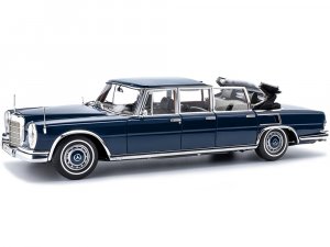 1965-1981 Mercedes Benz 600 Pullman (W100) Landaulet Limousine Convertible with Functional Softtop Blue