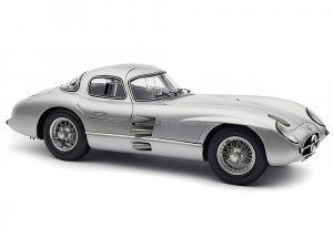 1955 Mercedes-Benz 300 SLR Uhlenhaut Coupe Silver with Blue Interior