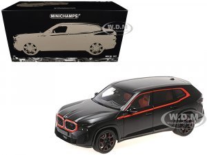 2023 BMW XM Matt Black with Red Stripes