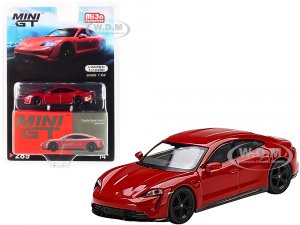 Porsche Taycan Turbo S Carmine Red