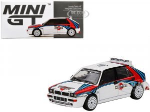 Lancia Delta HF Integrale Evoluzione White with Graphics Martini Racing