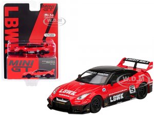 Nissan 35GT-RR Ver.1 RHD (Right Hand Drive) LB-Silhouette Works GT LBWK Red and Black