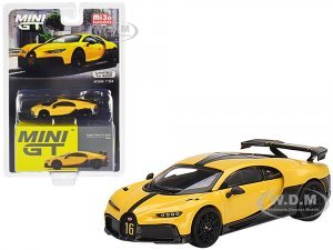 Bugatti Chiron Pur Sport Yellow and Carbon