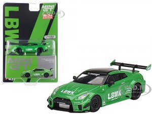 Nissan 35GT-RR Ver.1 LB-Silhouette Works GT LBWK Apple Green with Black Top