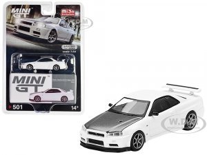 TSM 1:64 MINI GT Nissan Skyline GT-R (R34) V-Spec II Bayside Blue