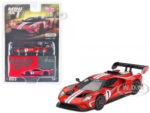 Ford GT MK II #1 Rosso Alpha Red with White Stripes